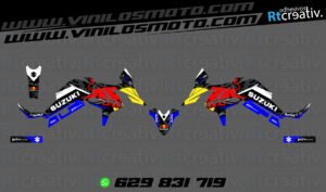 175€ - Suzuki V-Strom | Diseño Rt003 18 ADHESIVOS Y PEGATINAS DE VINILO SUZUKI V-STROM Rt003-09