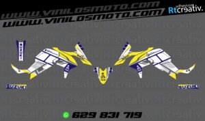 175€ - Suzuki V-Strom | Diseño Rt004 12 ADHESIVOS Y PEGATINAS DE VINILO SUZUKI V-STROM Rt004-06