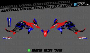 175€ - Suzuki V-Strom | Diseño Rt004 16 ADHESIVOS Y PEGATINAS DE VINILO SUZUKI V-STROM Rt004-08