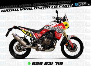 175€ - Yamaha Tenere | Diseño Rt002 3 ADHESIVOS Y PEGATINAS DE VINILO YAMAHA TENERE Rt002-01