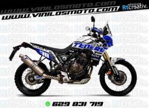175€ - Yamaha Tenere | Diseño Rt002 17 ADHESIVOS Y PEGATINAS DE VINILO YAMAHA TENERE Rt002-09