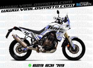 175€ - Yamaha Tenere | Diseño Rt016 19 ADHESIVOS Y PEGATINAS DE VINILO YAMAHA TENERE Rt016-10