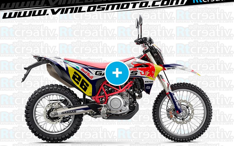 ADHESIVOS Y PEGATINAS DE VINILO GAS GAS ENDURO Y CROSS Rt011