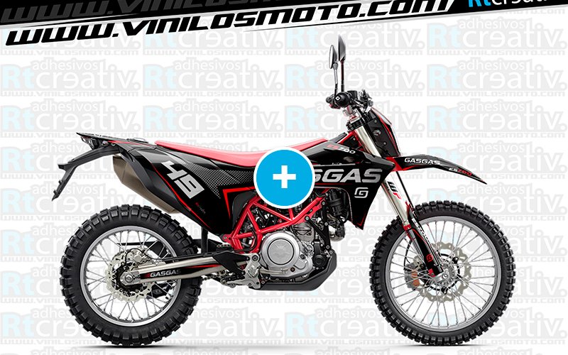 ADHESIVOS Y PEGATINAS DE VINILO GAS GAS ENDURO Y CROSS Rt013