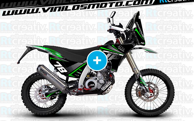 ADHESIVOS Y PEGATINAS DE VINILO AJP PR7 ADVENTURE Rt003