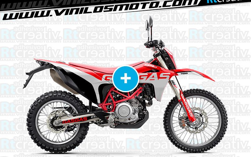 ADHESIVOS Y PEGATINAS DE VINILO GAS GAS ENDURO Y CROSS Rt010