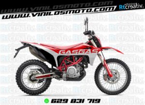 ADHESIVOS Y PEGATINAS DE VINILO GAS GAS ENDURO Y CROSS Rt010-01