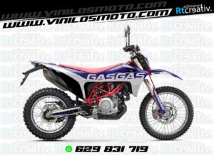 ADHESIVOS Y PEGATINAS DE VINILO GAS GAS ENDURO Y CROSS Rt010-02
