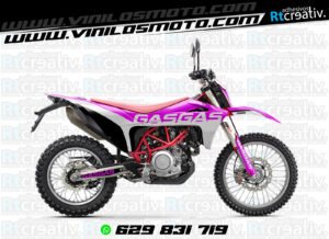 ADHESIVOS Y PEGATINAS DE VINILO GAS GAS ENDURO Y CROSS Rt010-03