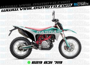 ADHESIVOS Y PEGATINAS DE VINILO GAS GAS ENDURO Y CROSS Rt010-05