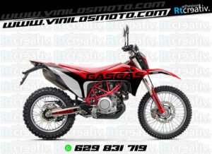 ADHESIVOS Y PEGATINAS DE VINILO GAS GAS ENDURO Y CROSS Rt010-07