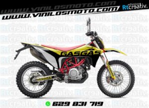 ADHESIVOS Y PEGATINAS DE VINILO GAS GAS ENDURO Y CROSS Rt010-08