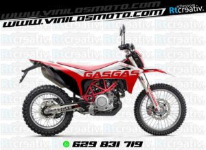 ADHESIVOS Y PEGATINAS DE VINILO GAS GAS ENDURO Y CROSS Rt010-10