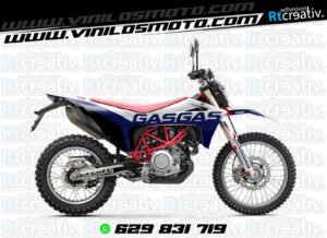 ADHESIVOS Y PEGATINAS DE VINILO GAS GAS ENDURO Y CROSS Rt010-12