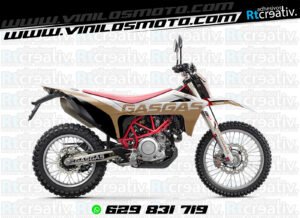 ADHESIVOS Y PEGATINAS DE VINILO GAS GAS ENDURO Y CROSS Rt010-15