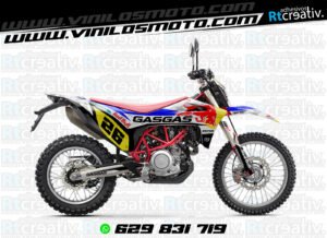 ADHESIVOS Y PEGATINAS DE VINILO GAS GAS ENDURO Y CROSS Rt011-05