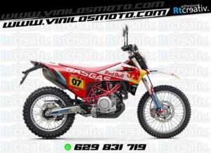 ADHESIVOS Y PEGATINAS DE VINILO GAS GAS ENDURO Y CROSS Rt012-02