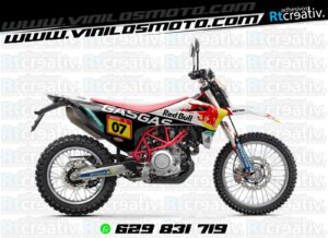 ADHESIVOS Y PEGATINAS DE VINILO GAS GAS ENDURO Y CROSS Rt012-04