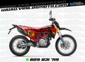 ADHESIVOS Y PEGATINAS DE VINILO GAS GAS ENDURO Y CROSS Rt012-08