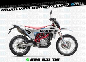 ADHESIVOS Y PEGATINAS DE VINILO GAS GAS ENDURO Y CROSS Rt013-08