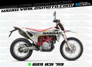 ADHESIVOS Y PEGATINAS DE VINILO GAS GAS ENDURO Y CROSS Rt013-10