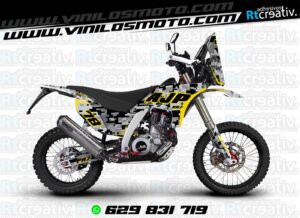 175€ - AJP PR7 Adventure | Diseño Rt005 5 ADHESIVOS Y PEGATINAS DE VINILO AJP PR7 ADVENTURE Rt005-03