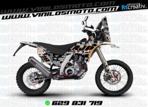 175€ - AJP PR7 Adventure | Diseño Rt005 7 ADHESIVOS Y PEGATINAS DE VINILO AJP PR7 ADVENTURE Rt005-04