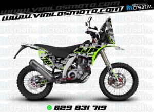 175€ - AJP PR7 Adventure | Diseño Rt005 9 ADHESIVOS Y PEGATINAS DE VINILO AJP PR7 ADVENTURE Rt005-05