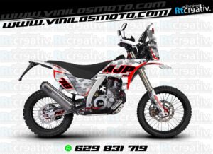 175€ - AJP PR7 Adventure | Diseño Rt005 11 ADHESIVOS Y PEGATINAS DE VINILO AJP PR7 ADVENTURE Rt005-06