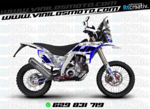 175€ - AJP PR7 Adventure | Diseño Rt005 13 ADHESIVOS Y PEGATINAS DE VINILO AJP PR7 ADVENTURE Rt005-07