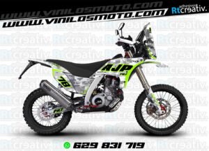 175€ - AJP PR7 Adventure | Diseño Rt005 19 ADHESIVOS Y PEGATINAS DE VINILO AJP PR7 ADVENTURE Rt005-10