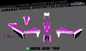 ADHESIVOS Y PEGATINAS DE VINILO GAS GAS ENDURO Y CROSS Rt010-03