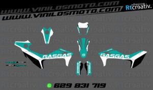 ADHESIVOS Y PEGATINAS DE VINILO GAS GAS ENDURO Y CROSS Rt010-05