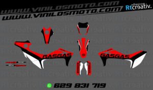 ADHESIVOS Y PEGATINAS DE VINILO GAS GAS ENDURO Y CROSS Rt010-07