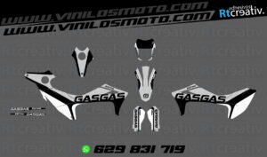 ADHESIVOS Y PEGATINAS DE VINILO GAS GAS ENDURO Y CROSS Rt010-09