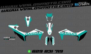 ADHESIVOS Y PEGATINAS DE VINILO GAS GAS ENDURO Y CROSS Rt010-11
