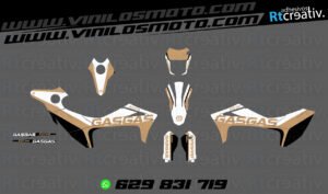 ADHESIVOS Y PEGATINAS DE VINILO GAS GAS ENDURO Y CROSS Rt010-10