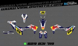 ADHESIVOS Y PEGATINAS DE VINILO GAS GAS ENDURO Y CROSS Rt011-01