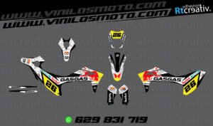 ADHESIVOS Y PEGATINAS DE VINILO GAS GAS ENDURO Y CROSS Rt011-03