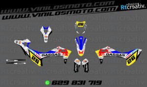 ADHESIVOS Y PEGATINAS DE VINILO GAS GAS ENDURO Y CROSS Rt011-05