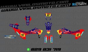 ADHESIVOS Y PEGATINAS DE VINILO GAS GAS ENDURO Y CROSS Rt012-01