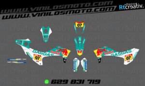 ADHESIVOS Y PEGATINAS DE VINILO GAS GAS ENDURO Y CROSS Rt012-05
