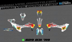 ADHESIVOS Y PEGATINAS DE VINILO GAS GAS ENDURO Y CROSS Rt012-06