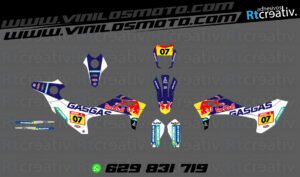 ADHESIVOS Y PEGATINAS DE VINILO GAS GAS ENDURO Y CROSS Rt012-07