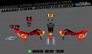 ADHESIVOS Y PEGATINAS DE VINILO GAS GAS ENDURO Y CROSS Rt012-08