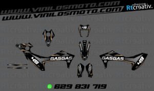 ADHESIVOS Y PEGATINAS DE VINILO GAS GAS ENDURO Y CROSS Rt013-05
