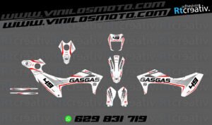 ADHESIVOS Y PEGATINAS DE VINILO GAS GAS ENDURO Y CROSS Rt013-07