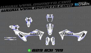 ADHESIVOS Y PEGATINAS DE VINILO GAS GAS ENDURO Y CROSS Rt013-08