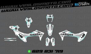 ADHESIVOS Y PEGATINAS DE VINILO GAS GAS ENDURO Y CROSS Rt013-09