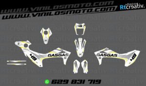 ADHESIVOS Y PEGATINAS DE VINILO GAS GAS ENDURO Y CROSS Rt013-10